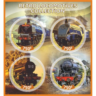 Транспорт Коллекция ретро локомотивов